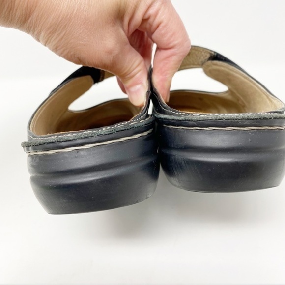 Finn Comfort Stanford MaryJane Clogs Leather Black 38 EUR Women’s - Picture 6 of 12